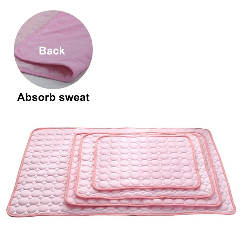 Cooling Dog Mat – Breathable Summer Pet Pad for Cats & Dogs, Washable & Portable