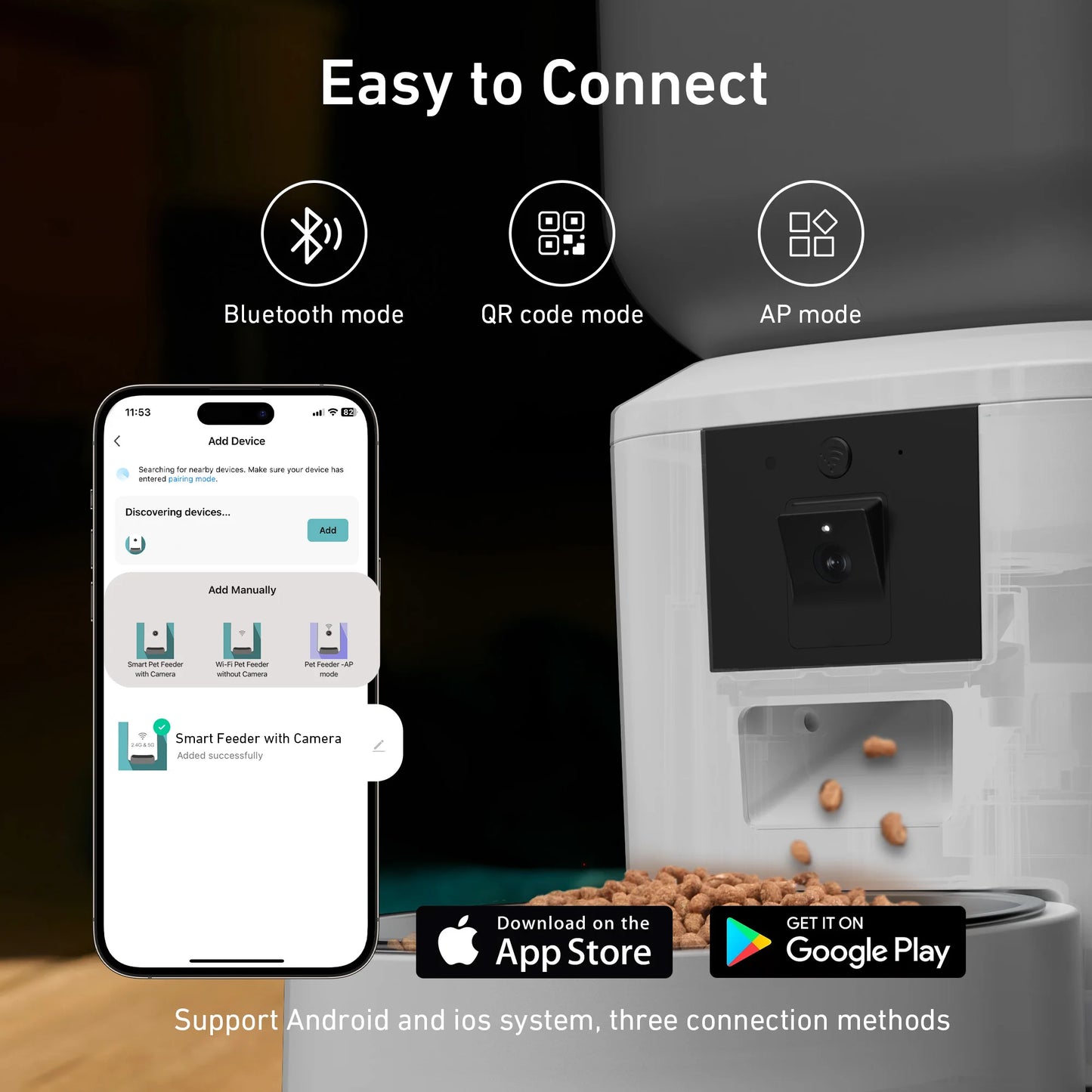 8L Smart Automatic Pet Feeder – HD Camera, Voice Control & App