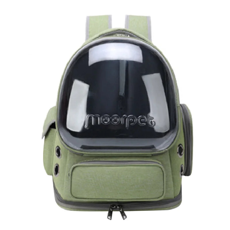 Transparent Pet Backpack – Breathable Travel Bag for Cats & Small Dogs