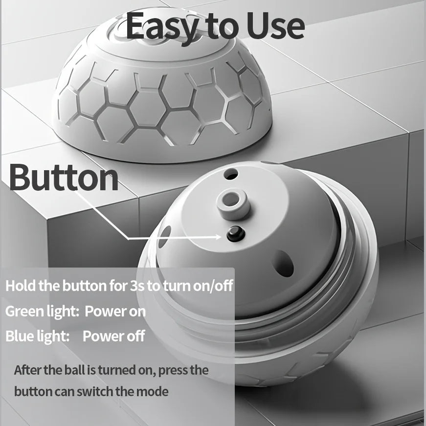 Smart Interactive Pet Toy Ball for Dogs & Cats