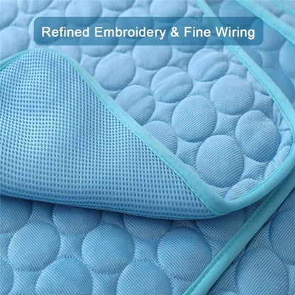 Cooling Dog Mat – Breathable Summer Pet Pad for Cats & Dogs, Washable & Portable