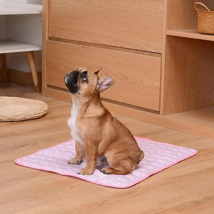 Cooling Dog Mat – Breathable Summer Pet Pad for Cats & Dogs, Washable & Portable