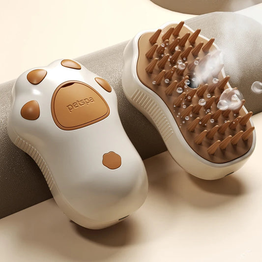 Steamy Pet Dog Brush- Electric Spray