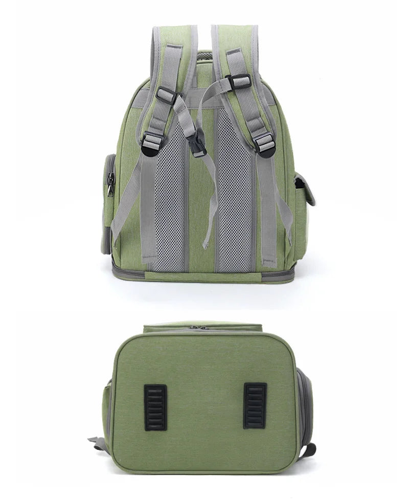 Transparent Pet Backpack – Breathable Travel Bag for Cats & Small Dogs