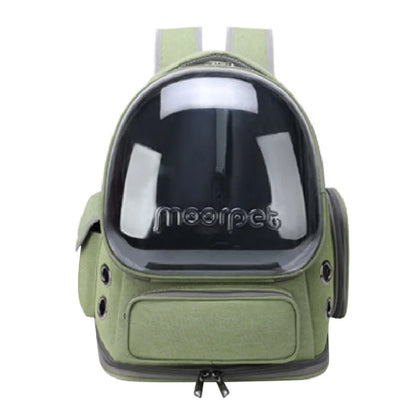 Transparent Pet Backpack – Breathable Travel Bag for Cats & Small Dogs